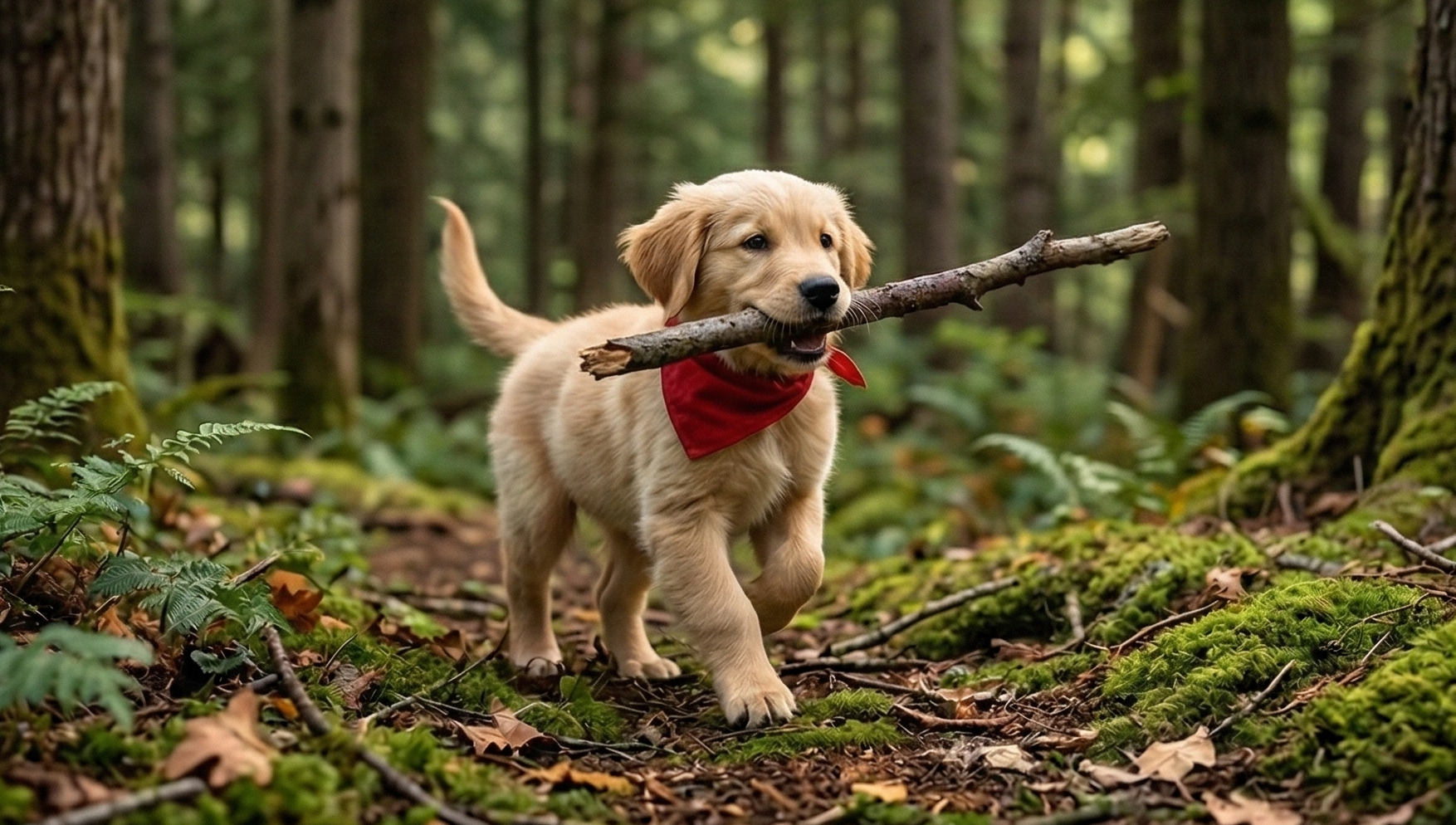 Golden retriever portrait